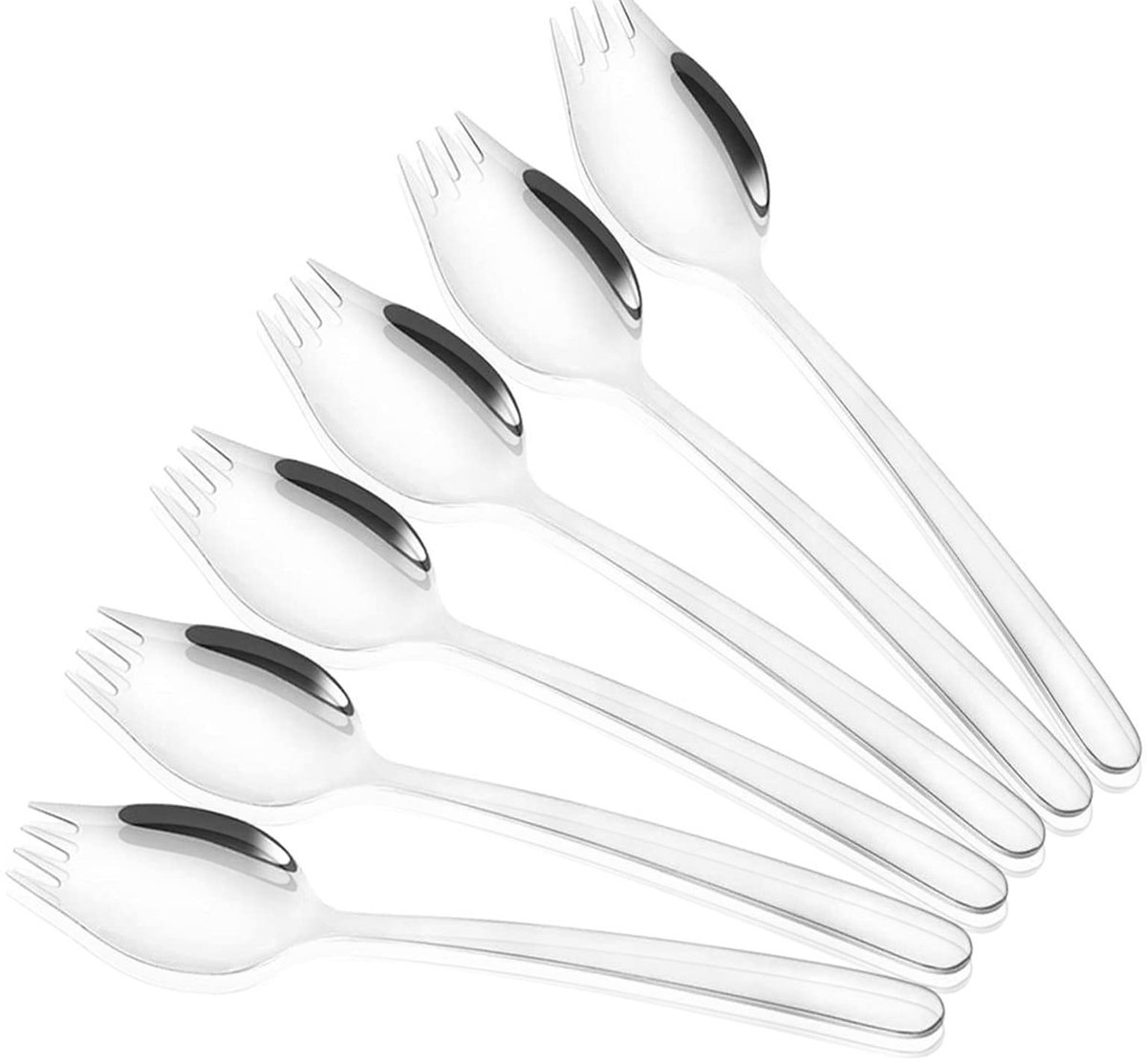 Dailygoods- Bestekset 6 Stuks - Roestvrij Staal - Lepel/Vork