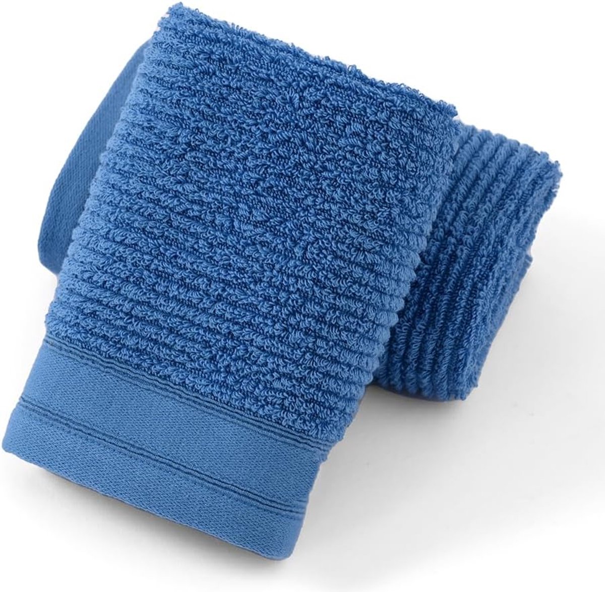Katoenen Handdoeken - Zachte Badhanddoeken - Badkamer Comfort - Geribbeld Gestreept - 2 st