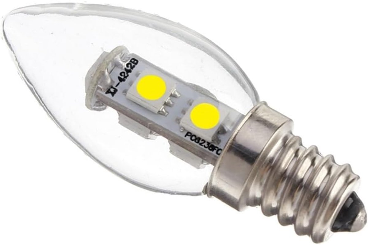 LED Kaarslampen - Kleine Schroeflampen - Decoratieve Verlichting - Energiezuinig - 50 Stuk