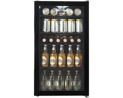 Everglades EVBC20981MB - Beverage Koeler - 98 Liter - Modern Zwart - D Klasse - 5 Jaar Garantie