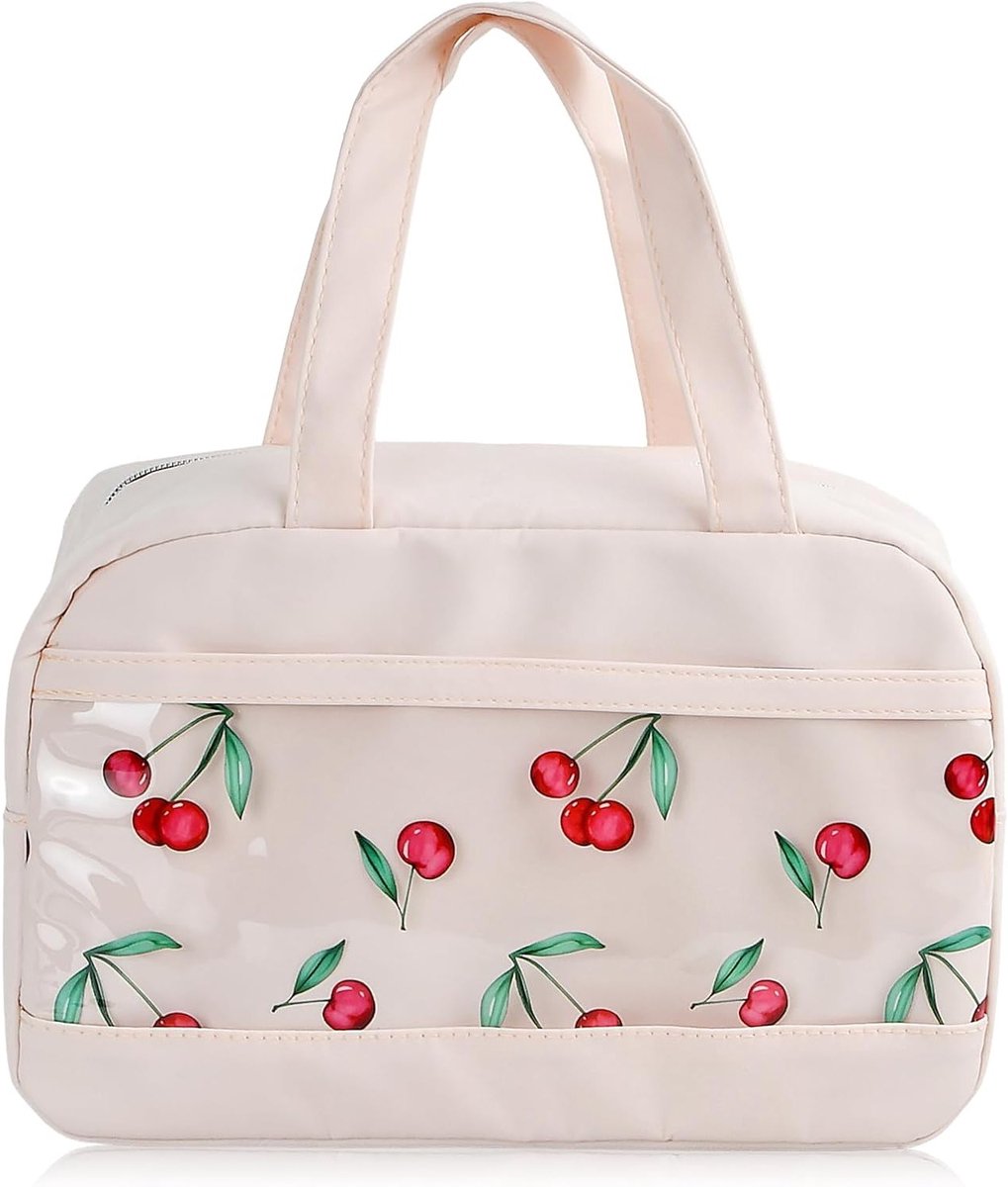 Vouwbare en Draagbare Koeltas voor Vrouwen en Meisjes - Herbruikbare Geïsoleerde Lunchtas voor School, Kantoor, Picknick en Reizen - 8L Inhoud (Roze)