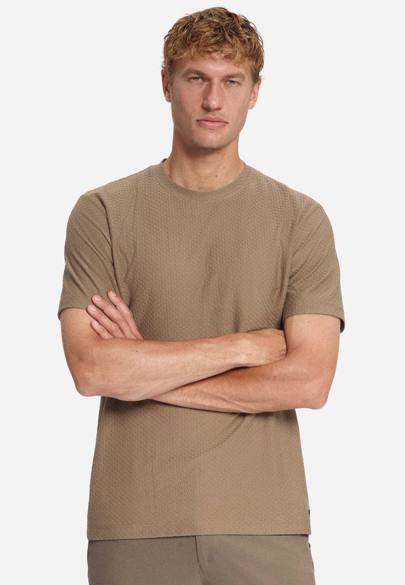 T-shirt met Structuur