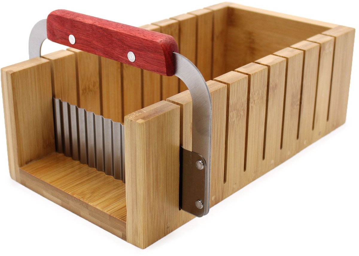 Wooden Soap Loaf Cutter Set - Wavy and Straight Cutter