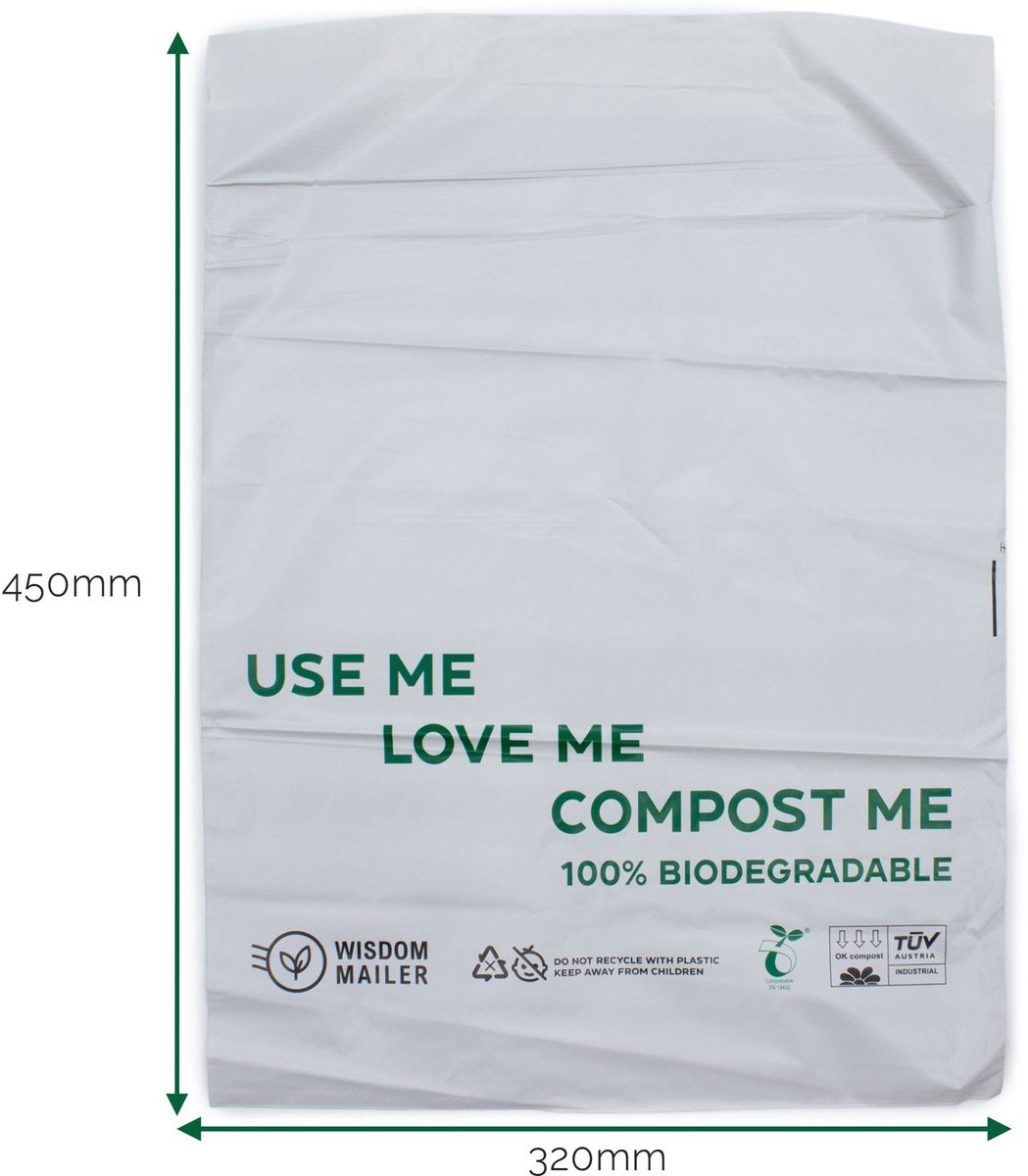 100% Biodegradable Mailer (320x450mm)