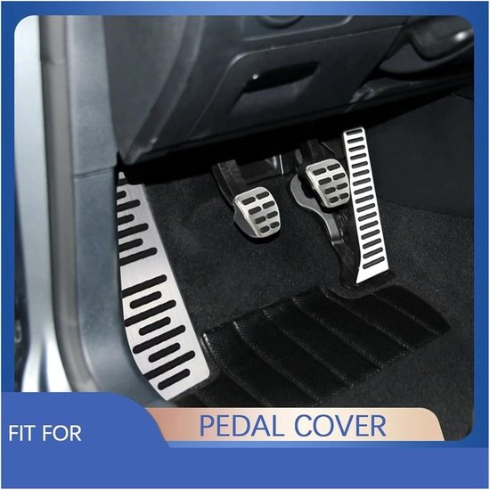 Pedaalhoezen Auto - Antislip Covers - Veiliger Rijden - Vergroot Grip - 3 Delig Set - Metaal — afbeelding 4