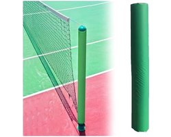 Paalbescherming - Stangvulling doelpaal - Sportveiligheid verbeteren - Weerbestendig PU-materiaal - 2 cm dik schuim - Zwart