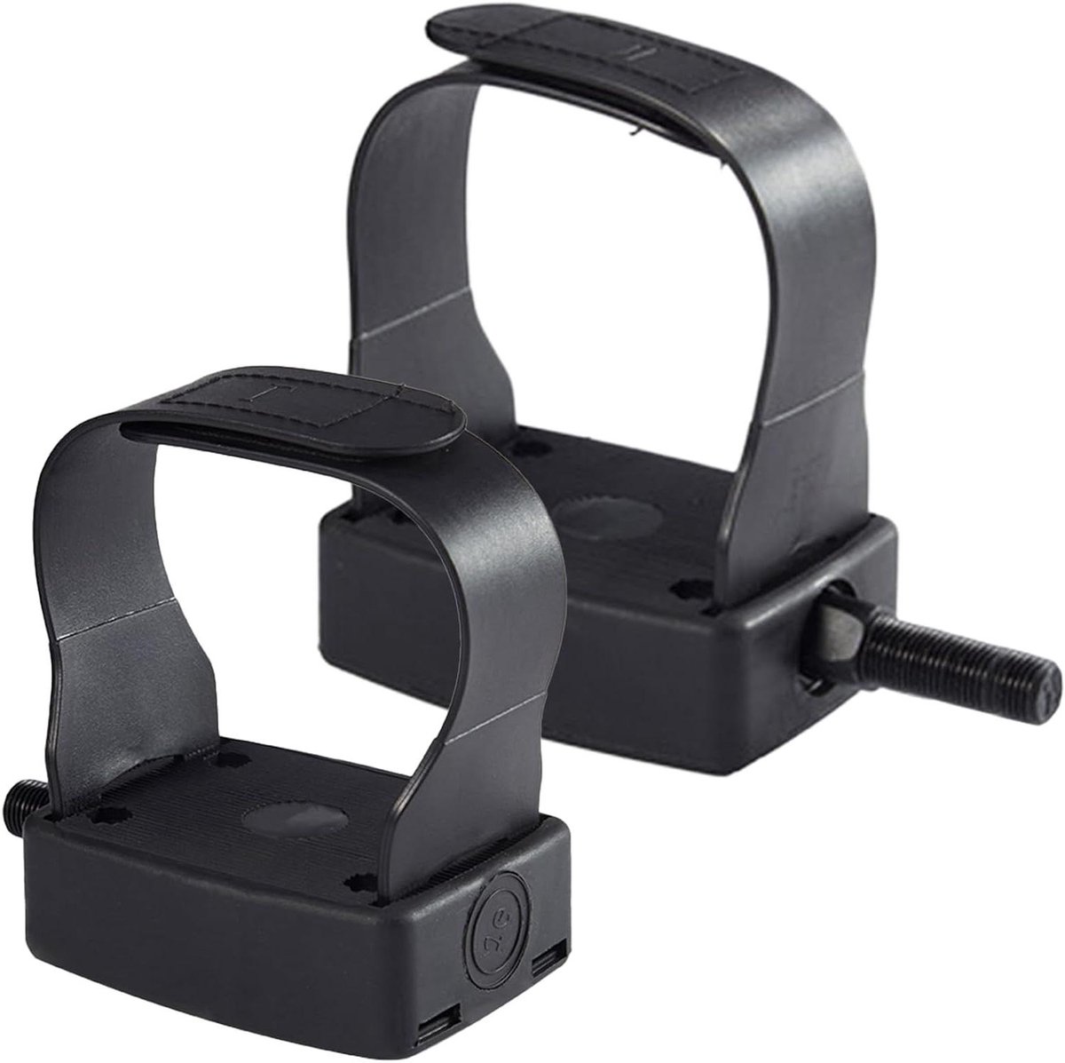 Stationaire Fiets Pedalen - Hometrainer Pedalen - Thuis Fitness - Antislip Oppervlak - 9.15x6.8x2.95 cm - Zwart