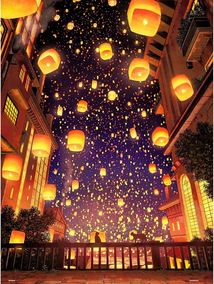 Puzzel 1000 Stukjes - Volwassen Puzzel - Ontspannen Tijd - Stukjes Klikken - 63 x 47 cm - Lantaarn Festival