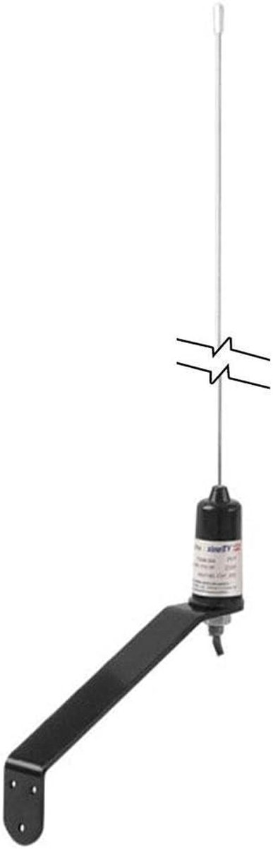 AIS Antenne - Maritieme Communicatie - Scheepsidentificatie - Roestvrij Staal - 0.9 Meter - Zwart