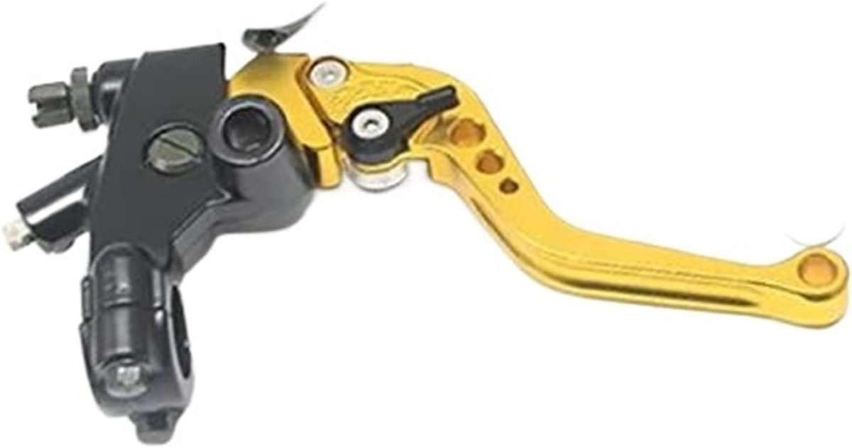 Motorfiets Hendelset - Rem Koppelingshendel - Veilige Ritten - Universele Pasvorm - 7/8 inch - Goud