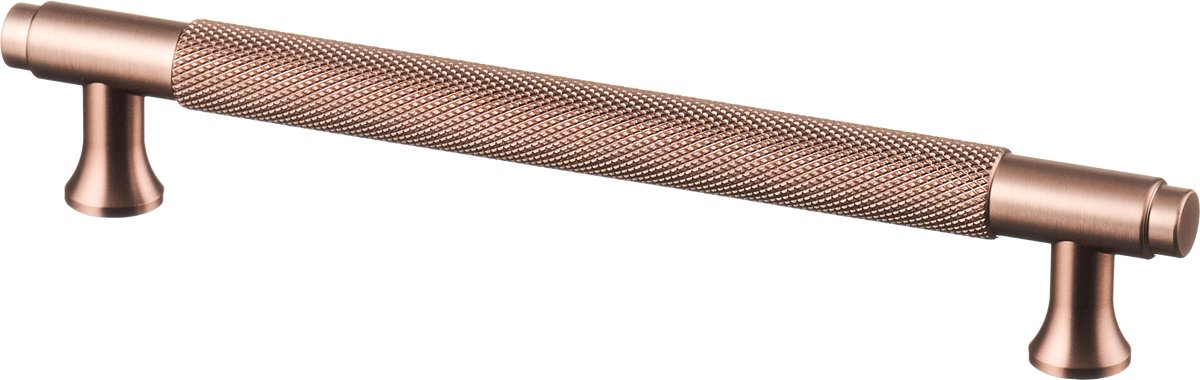 Handgreep Koper - diamond cut - 160mm/194mm