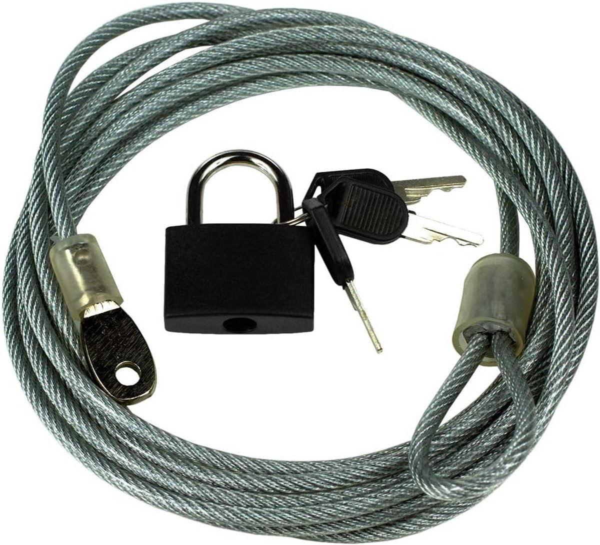 Stalen Ringkabel - Gecoat - 3 Meter - Weerbestendig - Voor Fietsen en Meubilair