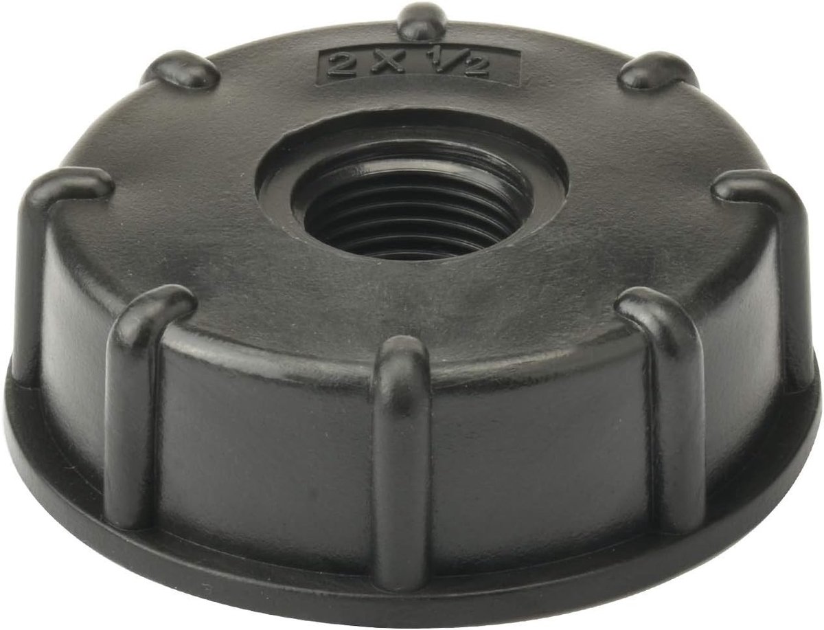 IBC adapter met vrouwelijke schroefdraad 1/2 inch voor IBC containers - accessoires en dekseladapter