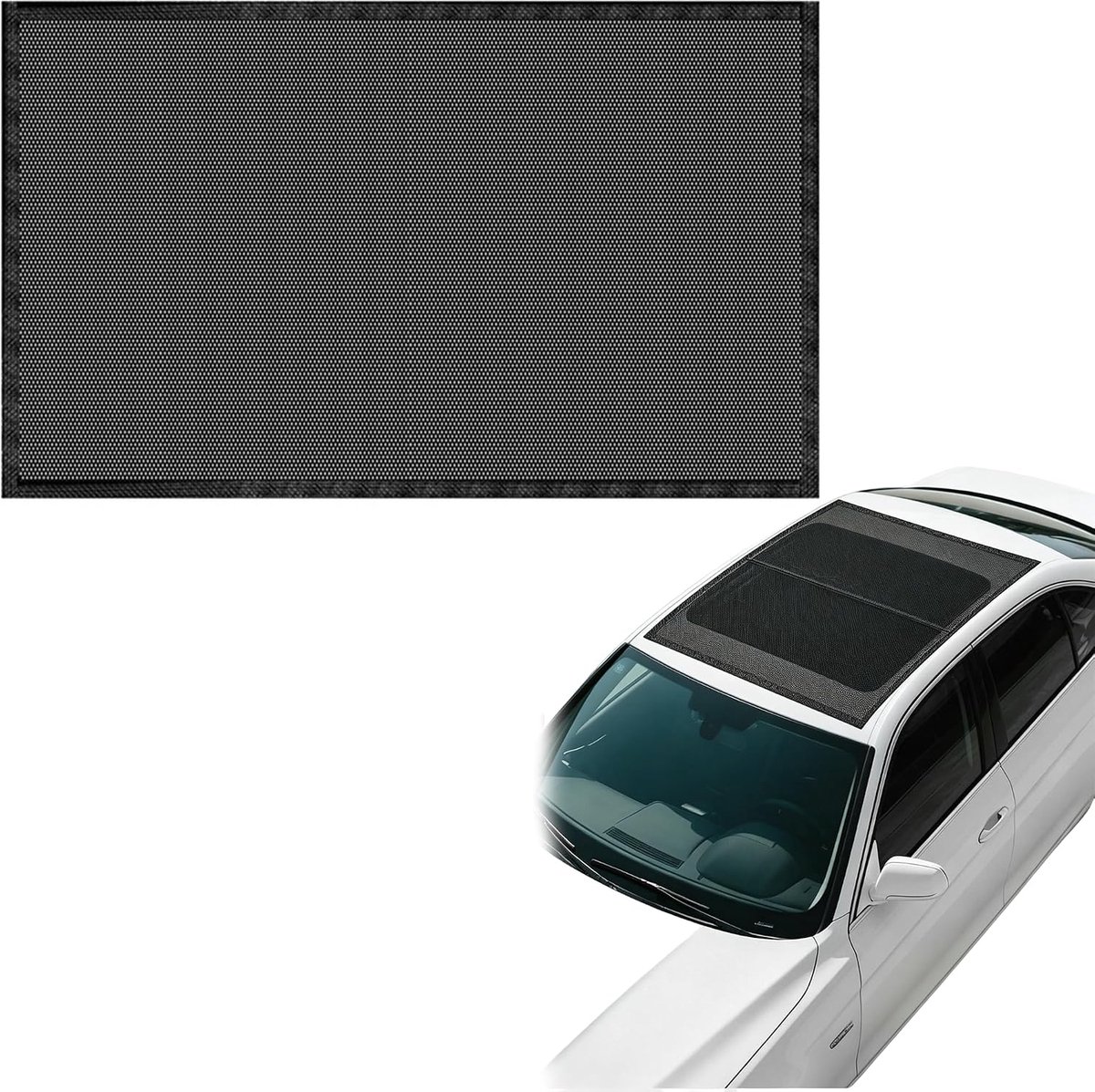 Magnetische zonwering voor auto en muggennet voor zonnedak - ShopVlot