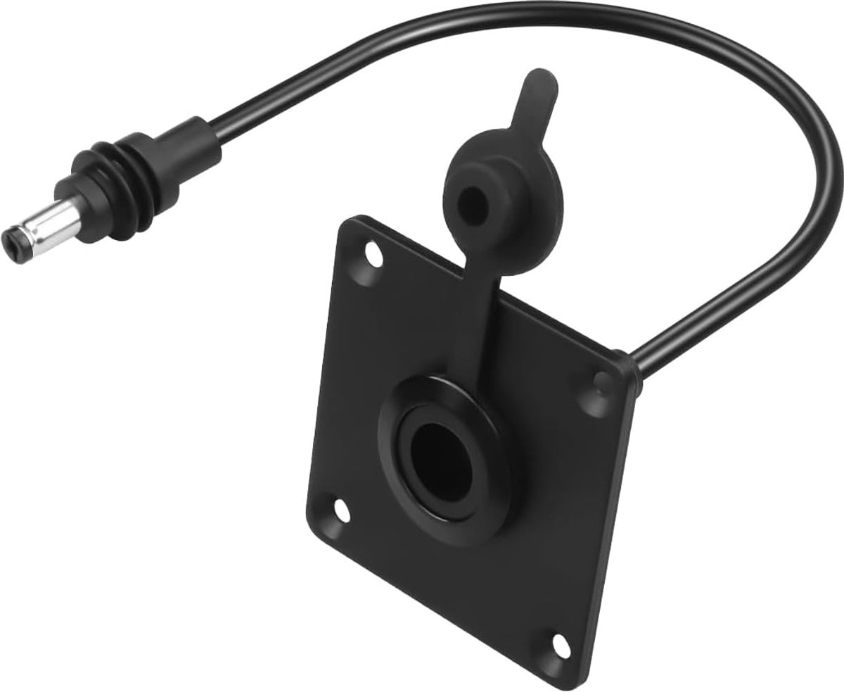 GINTOOYUN Waterdichte Stopcontact Passthrough DC 5521 Vrouwelijke Power Connector DC-aansluiting met 18AWG Draad voor - ShopVlot