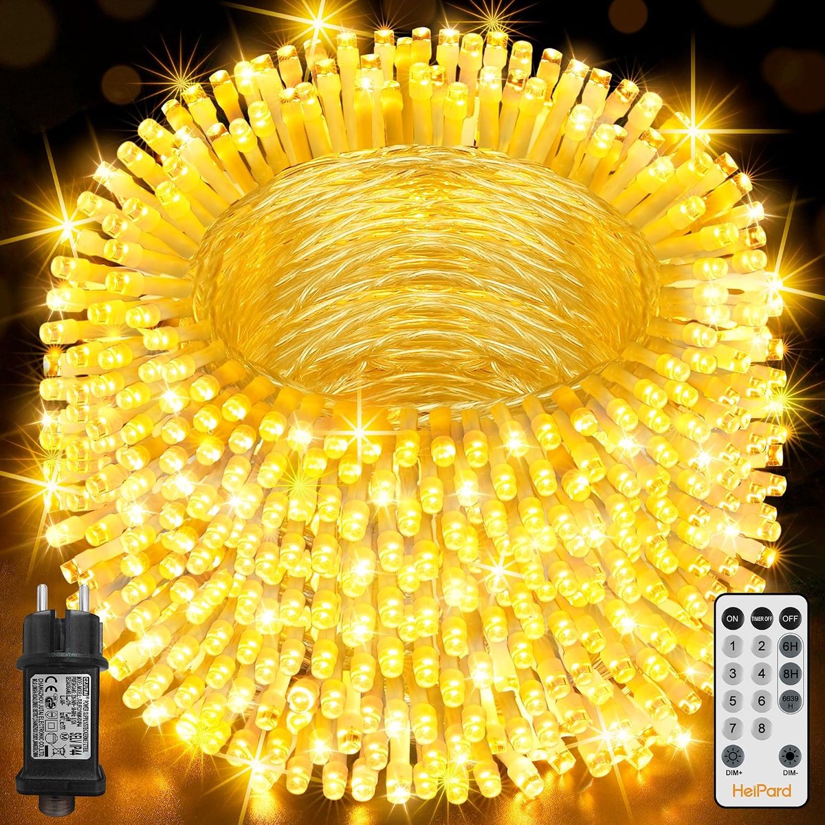 HeiPard 800 LED 800 LED 800 LED 800 LED Fairy Lights with 8 Modes Memory Waterproof Outdoor Garden Balcony Home Party - ShopVlot