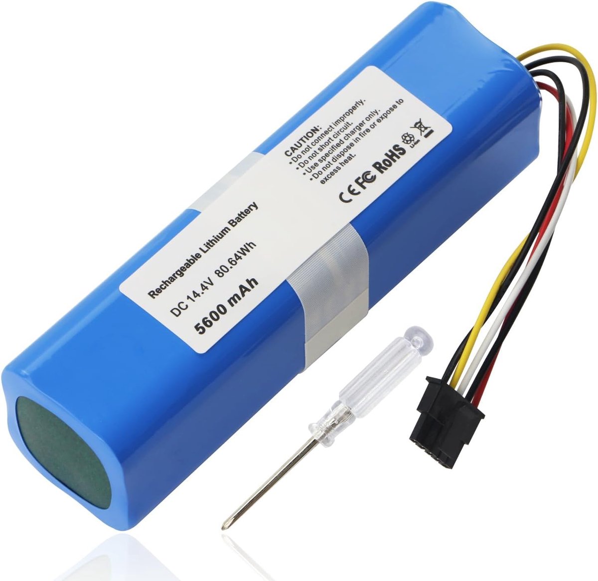 Vervangende batterij voor stofzuiger - 5600mAh - Compatibel met Conga 4090 4490 4590 4690 - Hoogwaardige capaciteit - ShopVlot