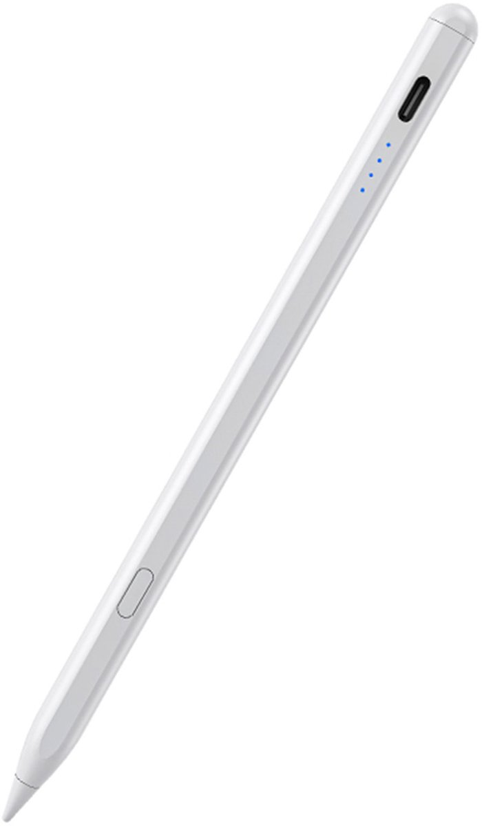 REDOM Touchpen / Stylus Pen voor tablet – touchscreen pen met anti-touch, kantelfunctie en magnetisch opladen – digitale pen voor schrijven, tekenen en notities – wit