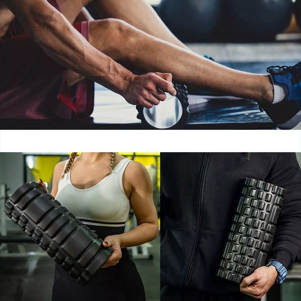 REDOM Schuimroller Set 38 cm - Foam Roller & Massage Roller thumbnail 6