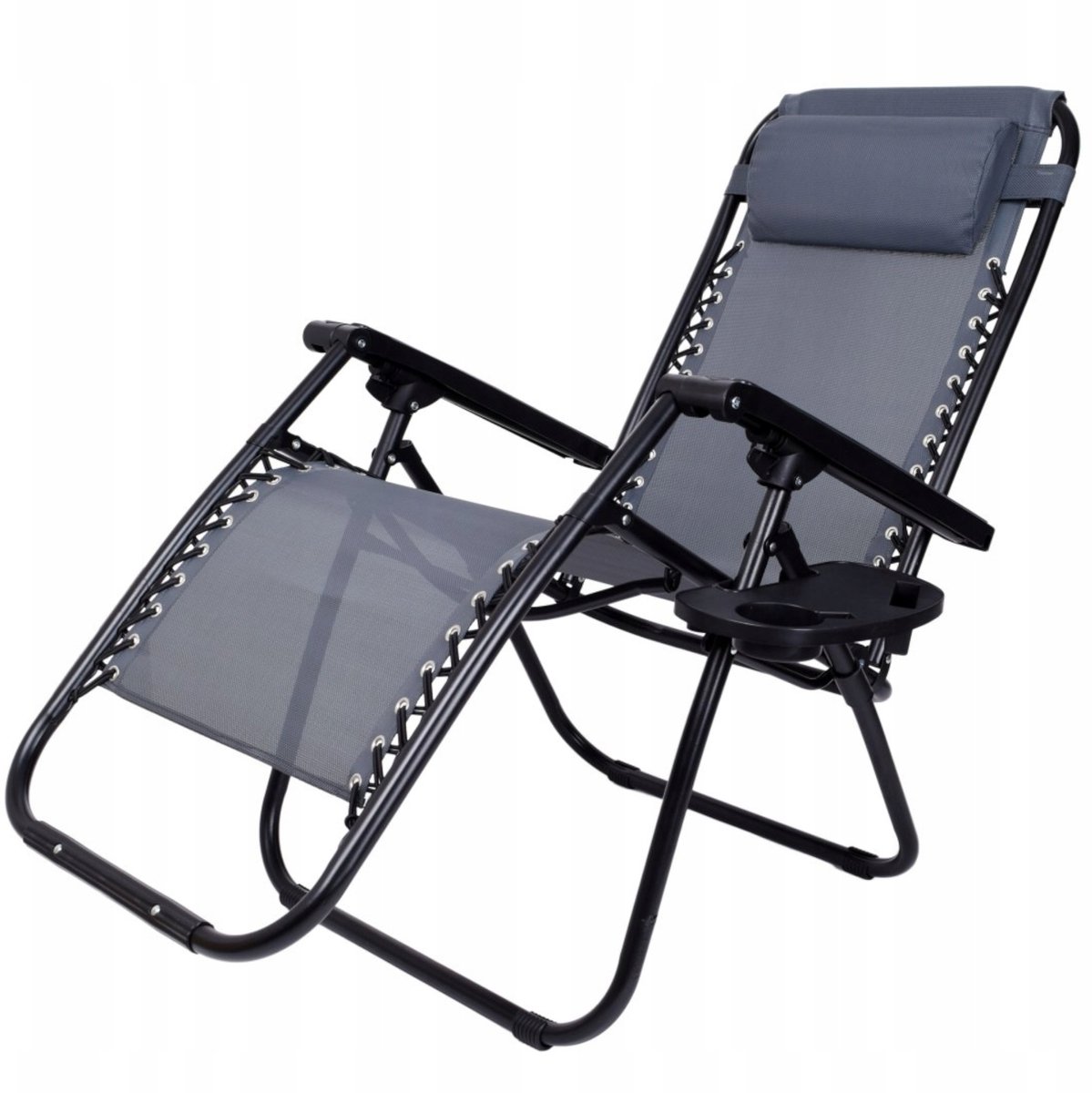 Orion Zero Gravity Ligstoel - Opvouwbaar, Comfortabel, Grijs