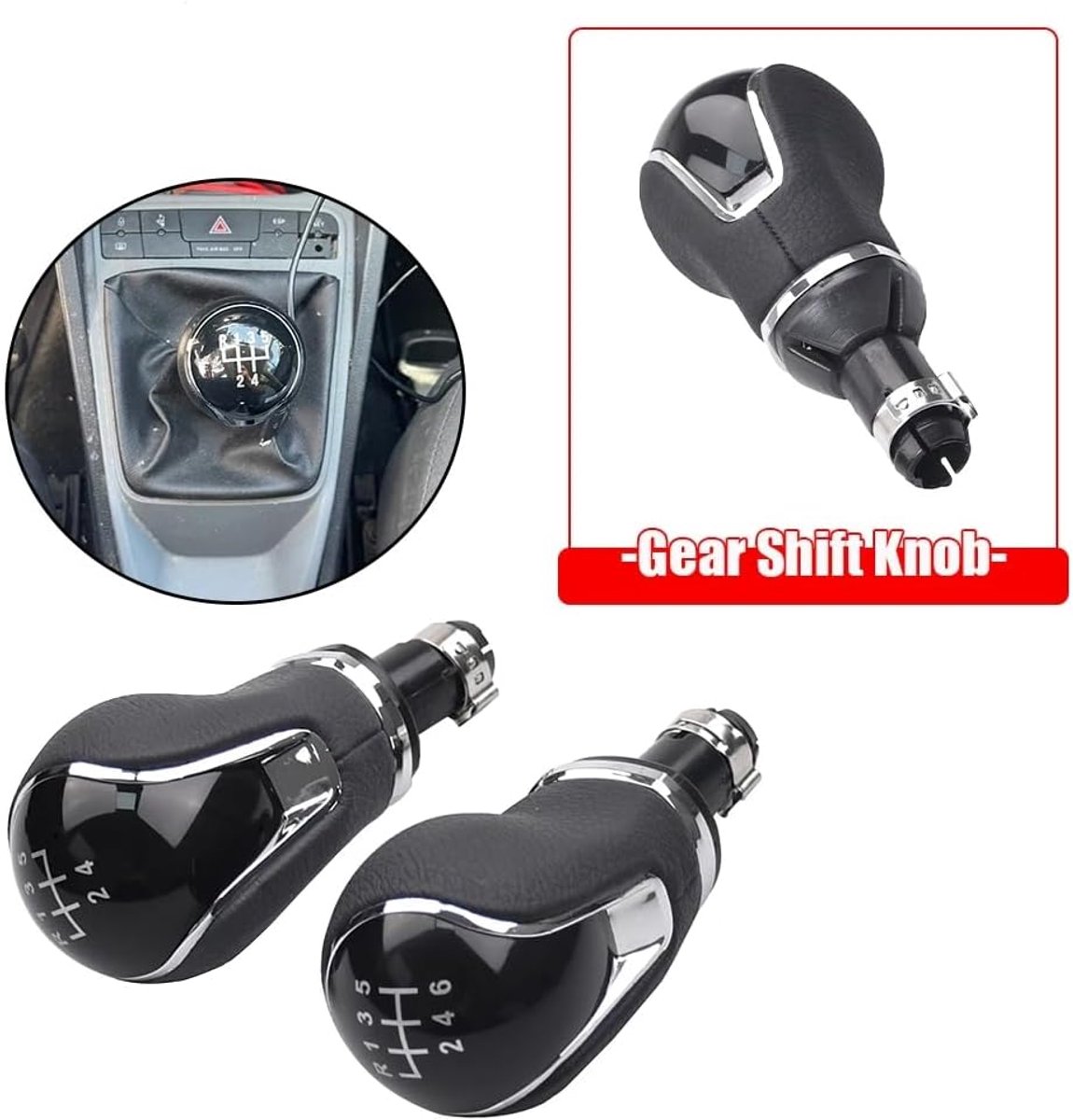 Gear Shift Lever Gear Shift Shift Shift for SEA = T IBIZA IV (6j) 2009 2010 2011 2012 2013 2014 2015 2016 2017 Gear - ShopVlot