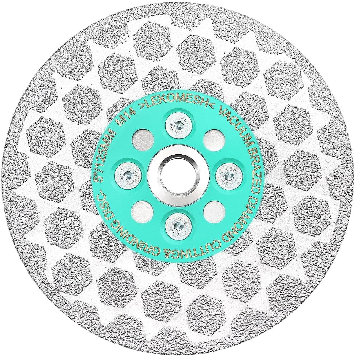 Diamond saw blades 125 mm LEKOMESH - Diamond saw blade for tiles Double sided diamond saw blades 125 mm for cutting - ShopVlot