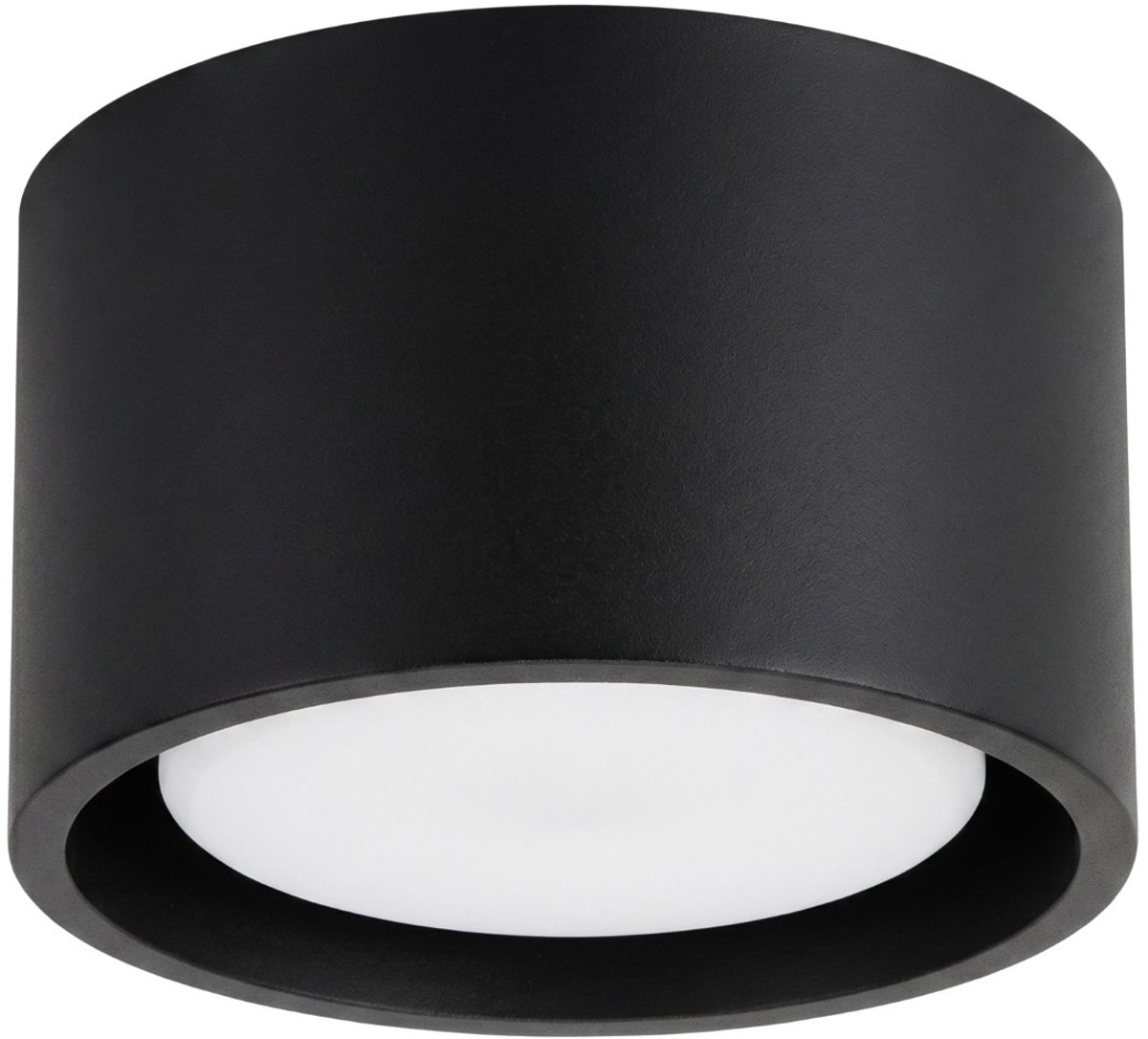 Sollux Lighting Plafondlamp MODO - Gx53 - zwart - aluminium - 10x10x6cm