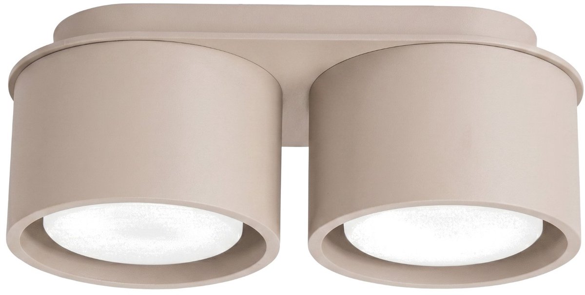 Sollux Lighting Plafondlamp MODO - Gx53 - taupe - aluminium - 21x10x8cm