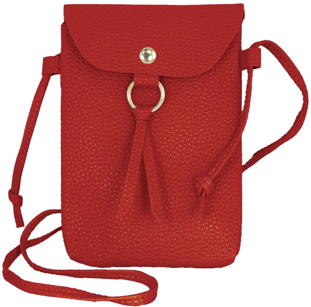 Kleine lederen crossbody telefoontas, mobiele telefoon portemonnee, kleine telefoon cross body schoudertas - ShopVlot