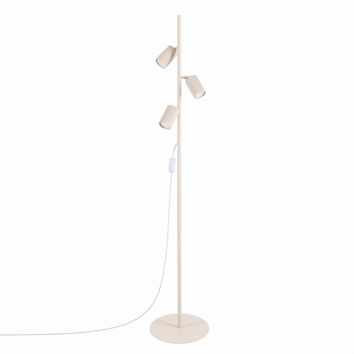 Sollux Lighting Staande lamp KARBON - GU10 - beige - aluminium - 30x30x155cm