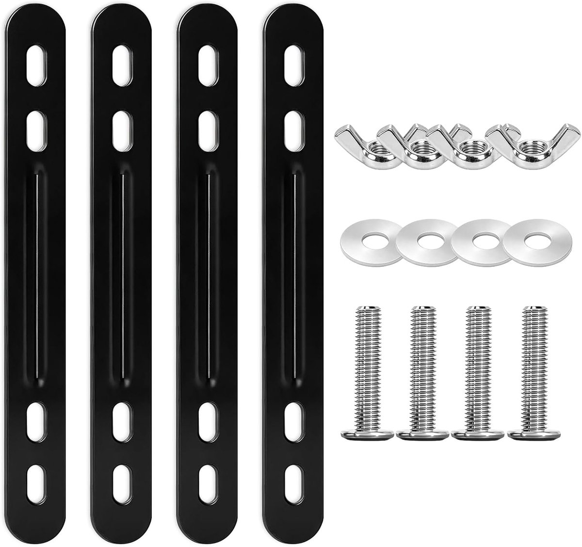 4 Pack Robust Bicycle Basket Holder Adapter - ShopVlot