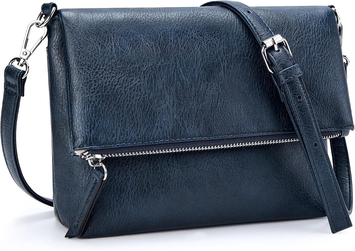 KALIDI Women's Small Shoulder Bag, Vegan PU Leather, Handbag, Crossbody Shoulder Bag, Anti-Theft Protection, Multiple - ShopVlot