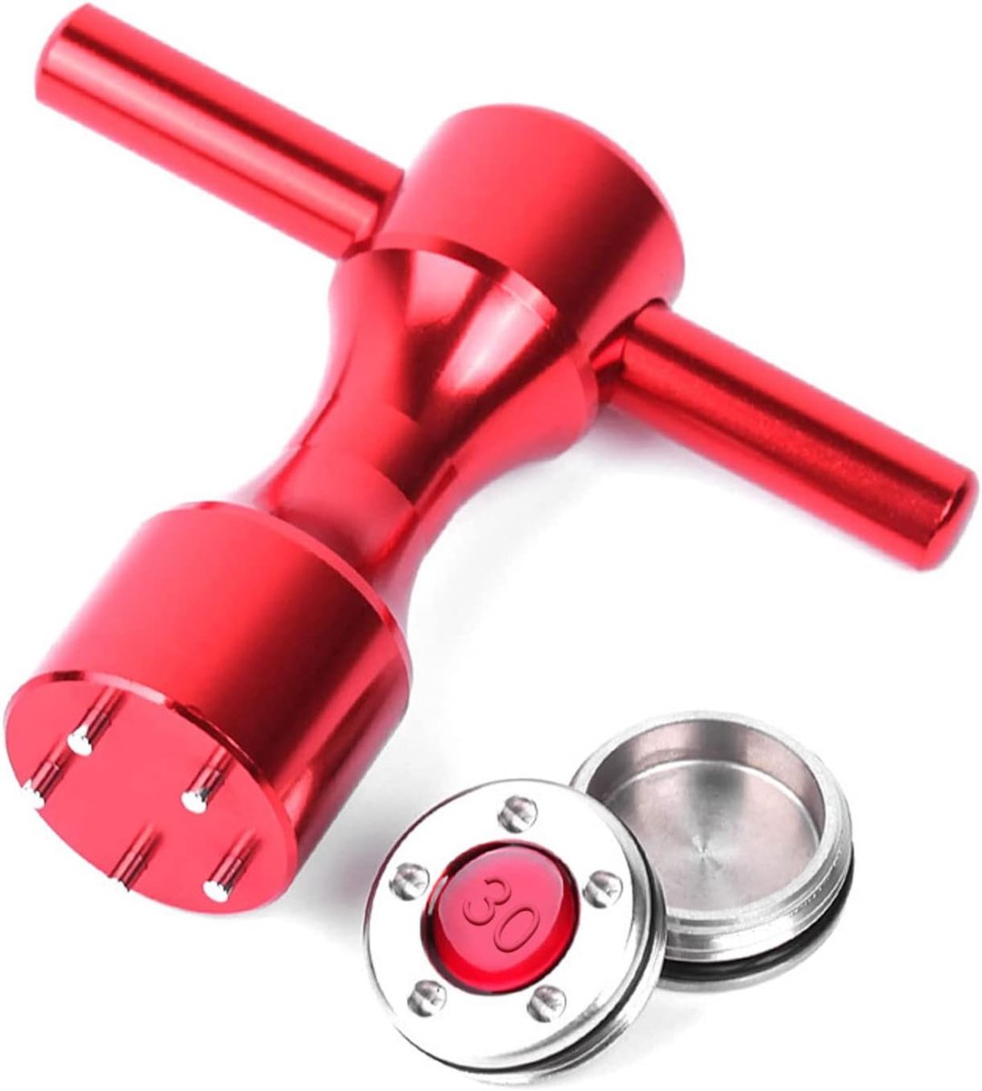 Golf Putter Weights set, 2pcs 25-40g Red Putter Weights and Golf Wrench Tensioner Tool For Scotty Cameron Putters - ShopVlot
