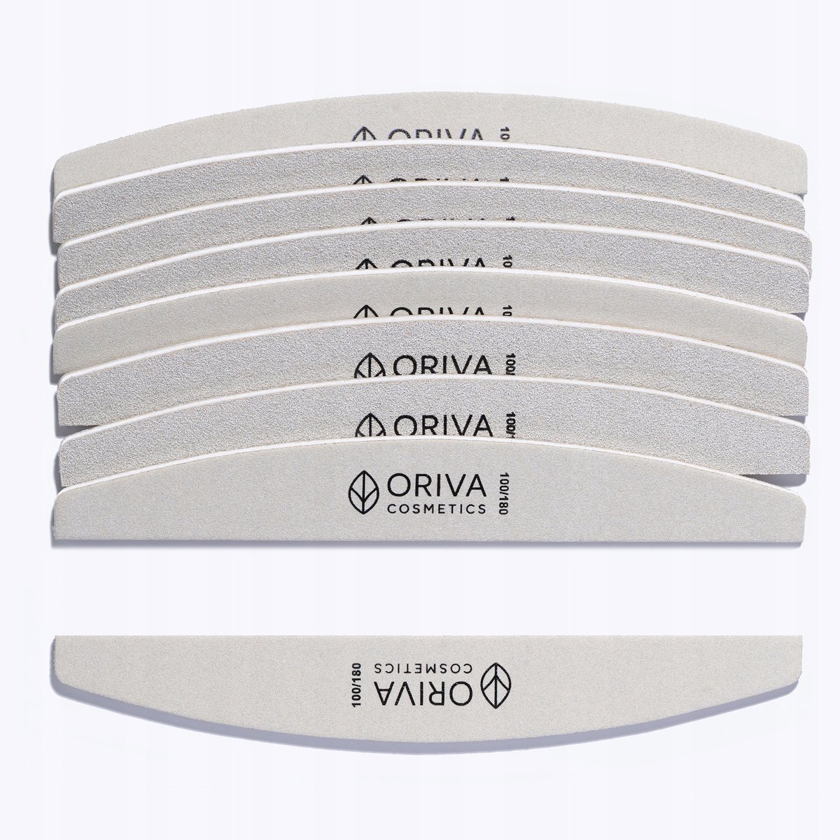 Oriva Nagelvijlen Set 25 Stuks - Halve Maan (Boot) 100/180