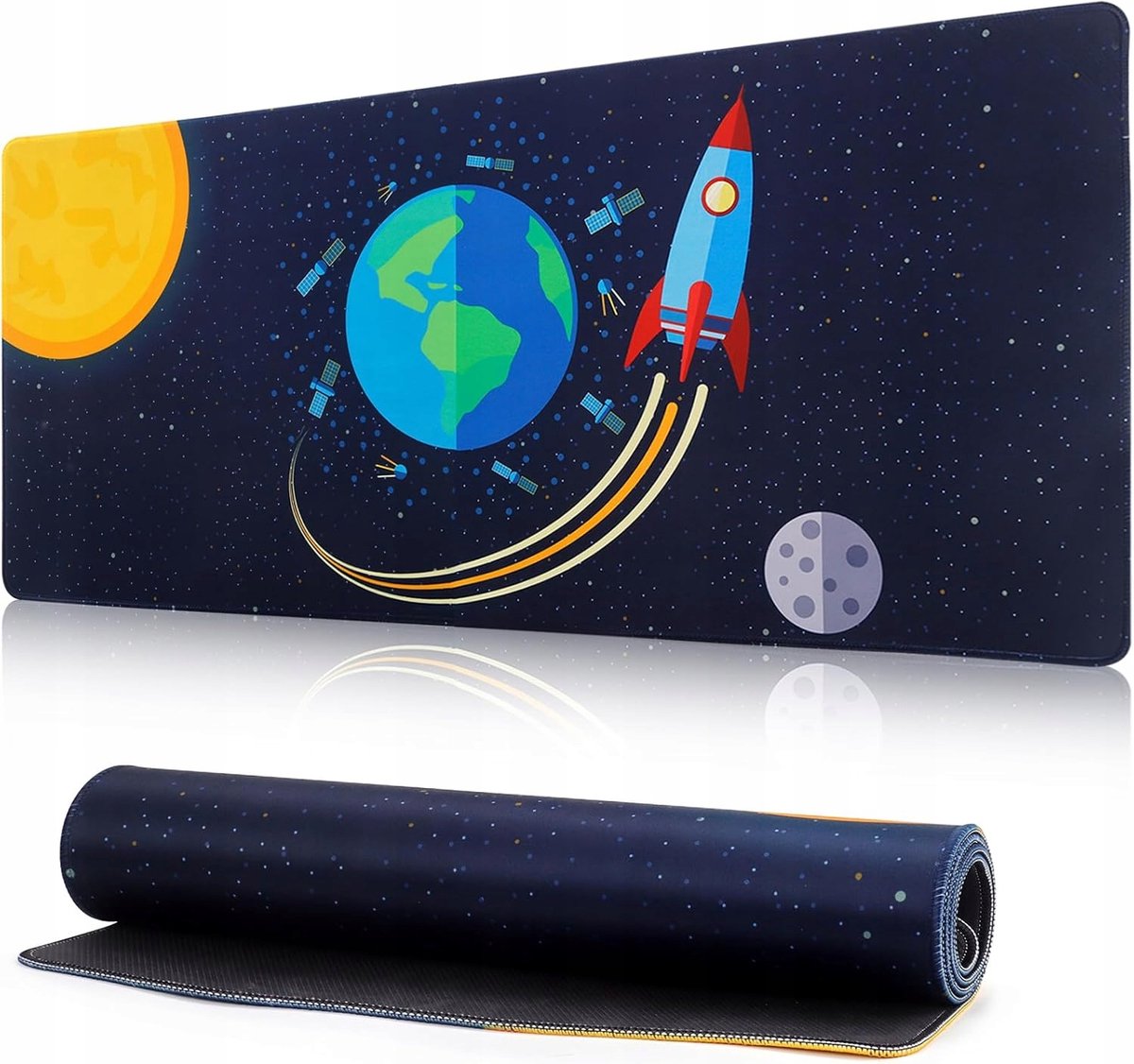 XXL Muismat 90x40cm - Grote antislip bureauonderlegger