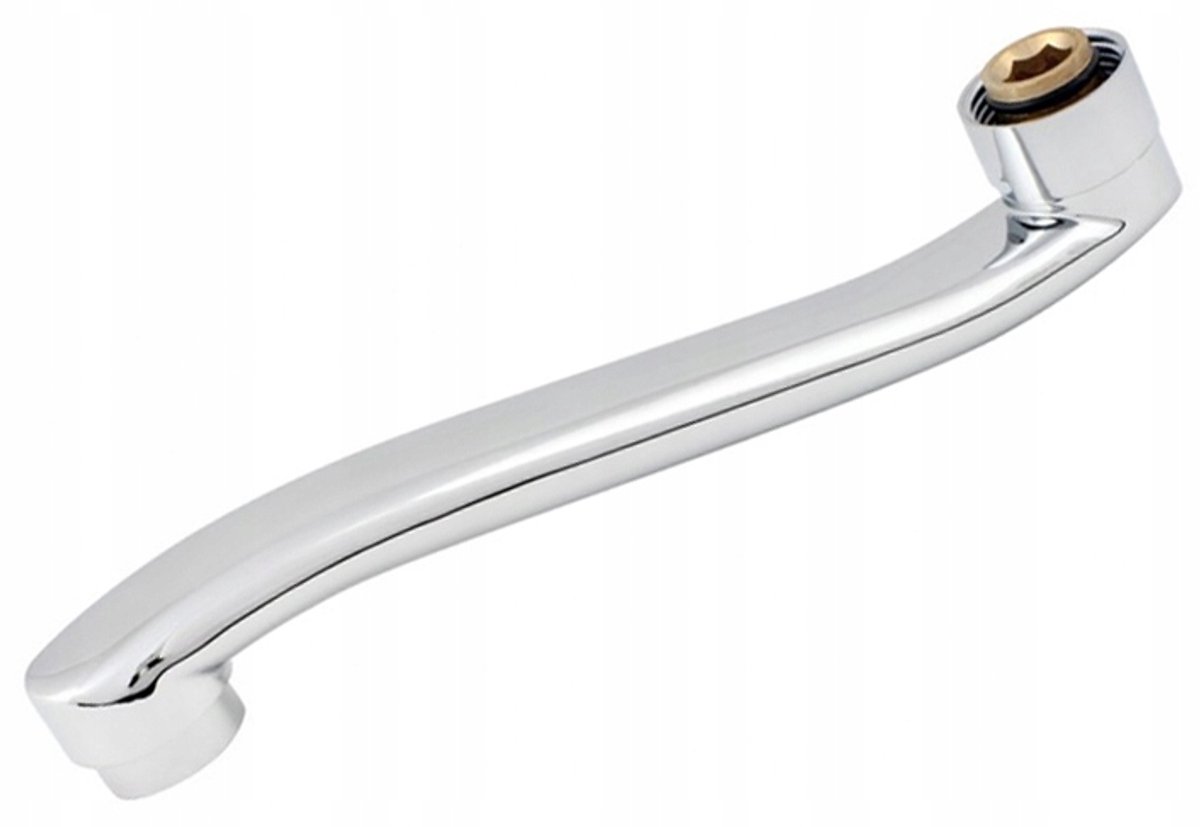 Keukenmengkraan Uitloop S-Type 120mm Chroom 3/4"