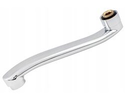 Keukenmengkraan Uitloop S-Type 120mm Chroom 3/4"