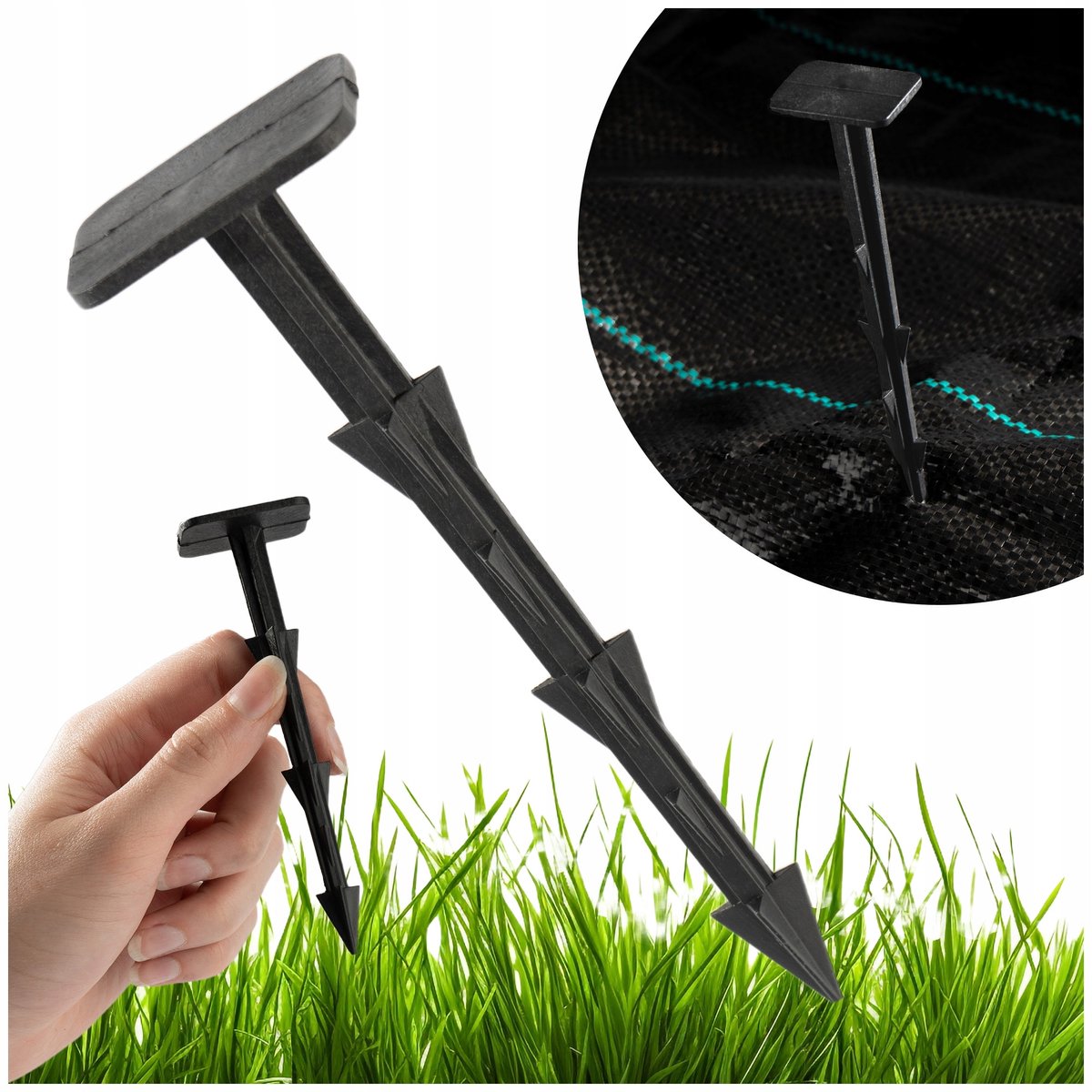 100x Sterke Grondpennen 12cm voor Agradoek & Netten