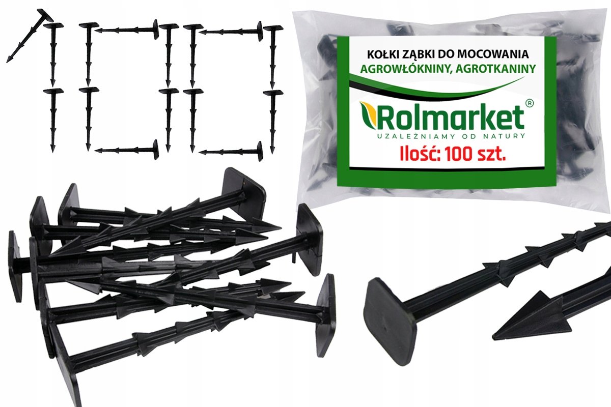 100x Grondpennen 15cm voor Agrisdoek, Bodembedekking, Worteldoek
