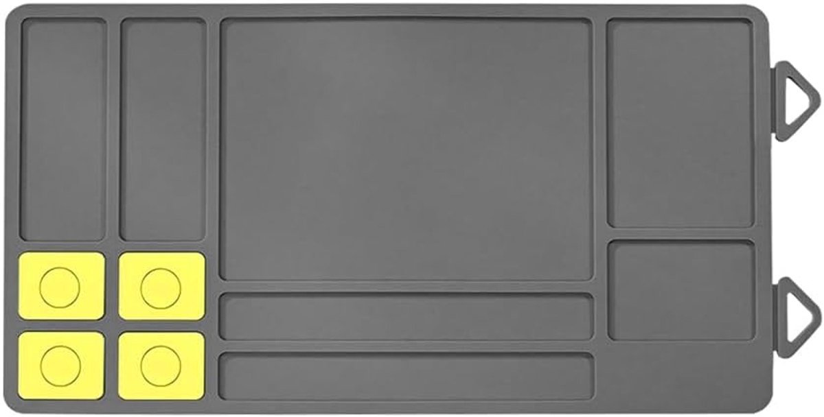 Premium weapon cleaning mat with raised partitions, practical work mat as a weapon accessory for shooting site and - ShopVlot
