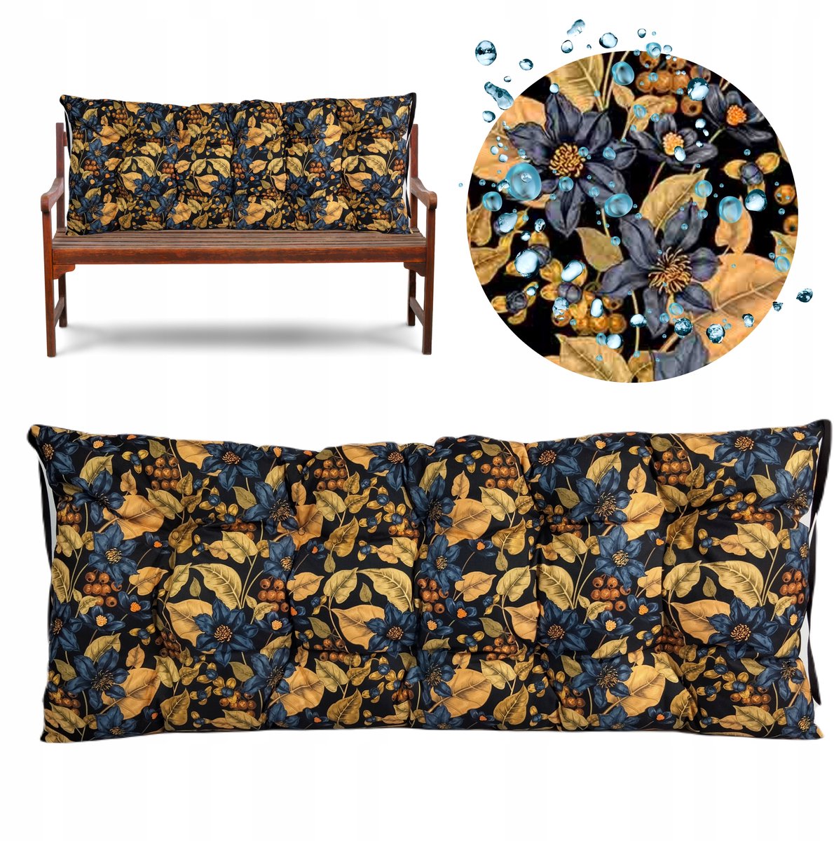 Waterdichte Tuinkussen voor Bank & Schommel 100x45 cm - Kleur 110