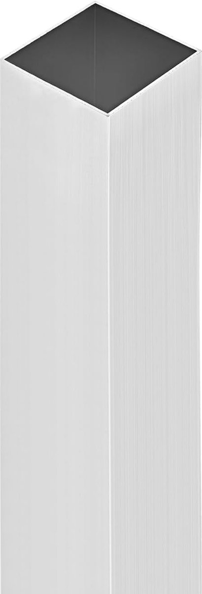 Aluminium vierkante buis 40mm x 40mm - 1mm wanddikte - 300mm lang - ideaal voor industriële behuizing - ShopVlot