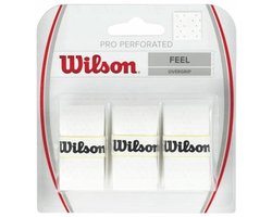 Wilson Pro Perforated Tennis / Padel Overgrip - Wit