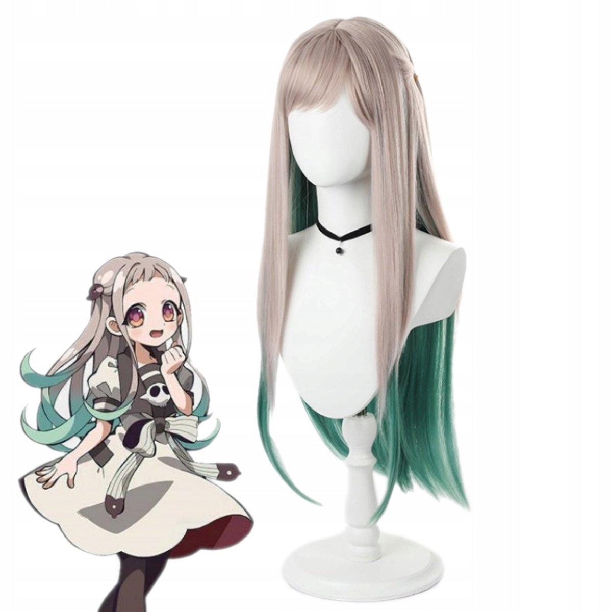 Cosplay Pruik Yashiro Nene Jibaku Shounen - Lang, Tweekleurig