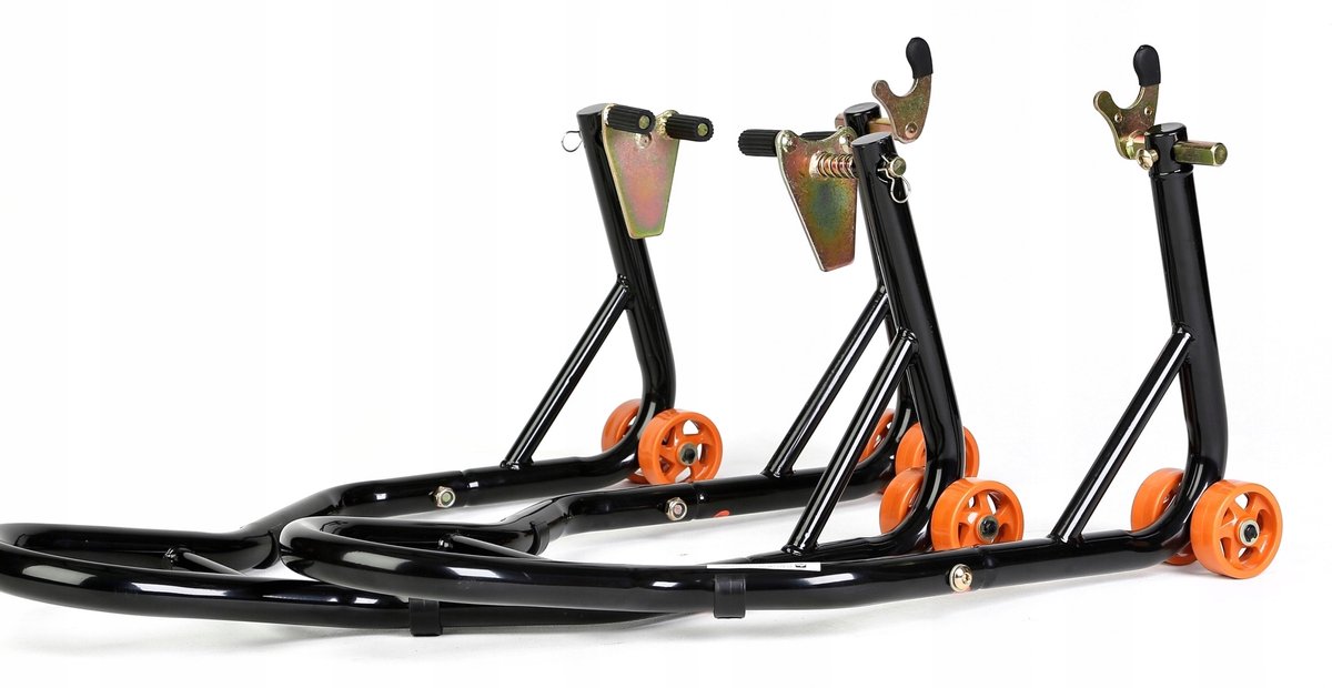 Motorfiets Werkstandaard Set - Voor & Achter - Robuust