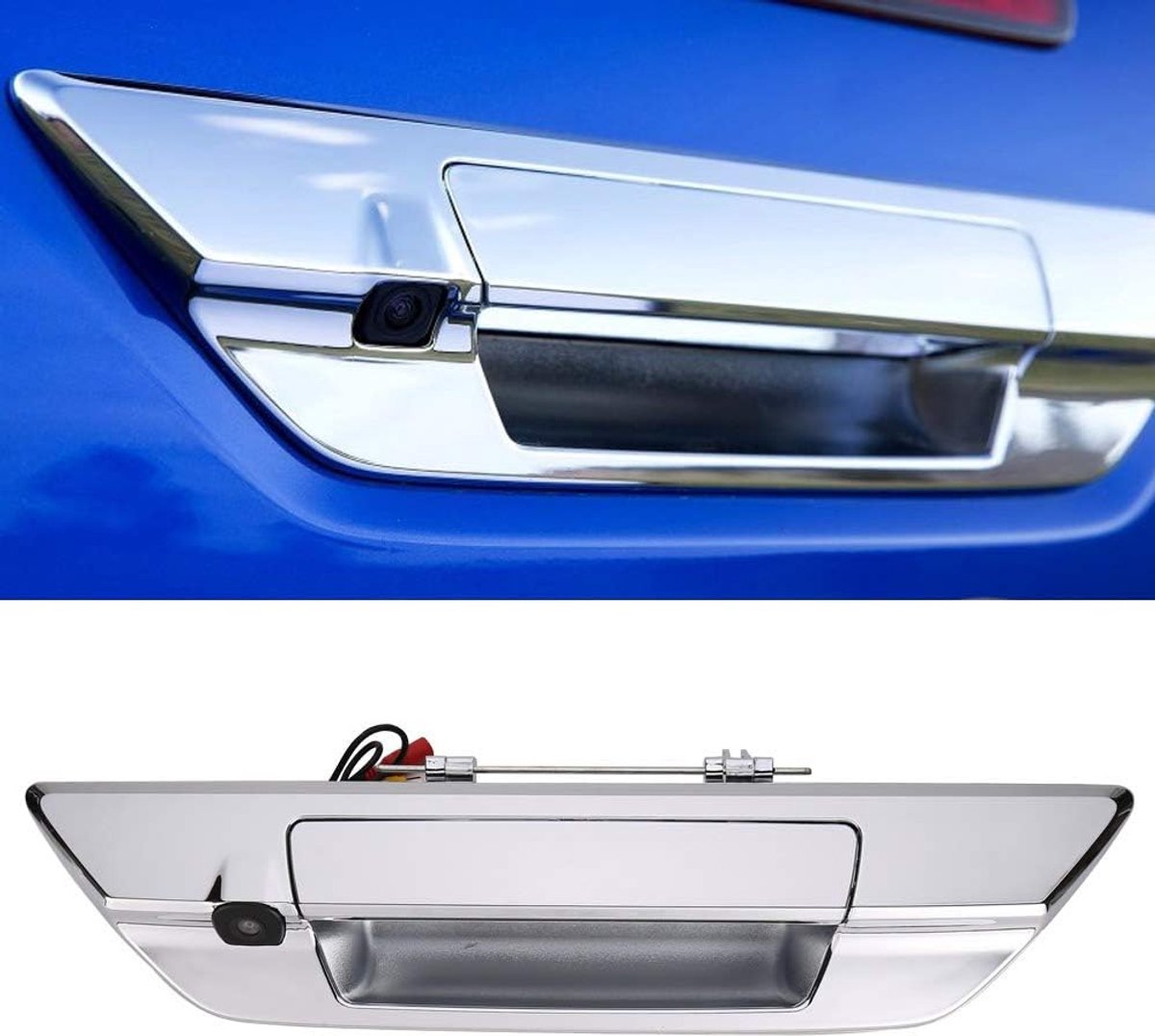 HD Night Vision Grip Bar Camera Parking Aid Trunk Grip Rear View Camera with Micro Switch Replacement for Toyota Hilux - ShopVlot