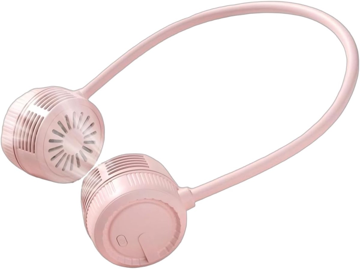 ThreeH Portable Neck Fan Handsfree Blower 360° Adjustable Airflow 3 Speeds Ultra Lightweight & USB Rechargeable for - ShopVlot