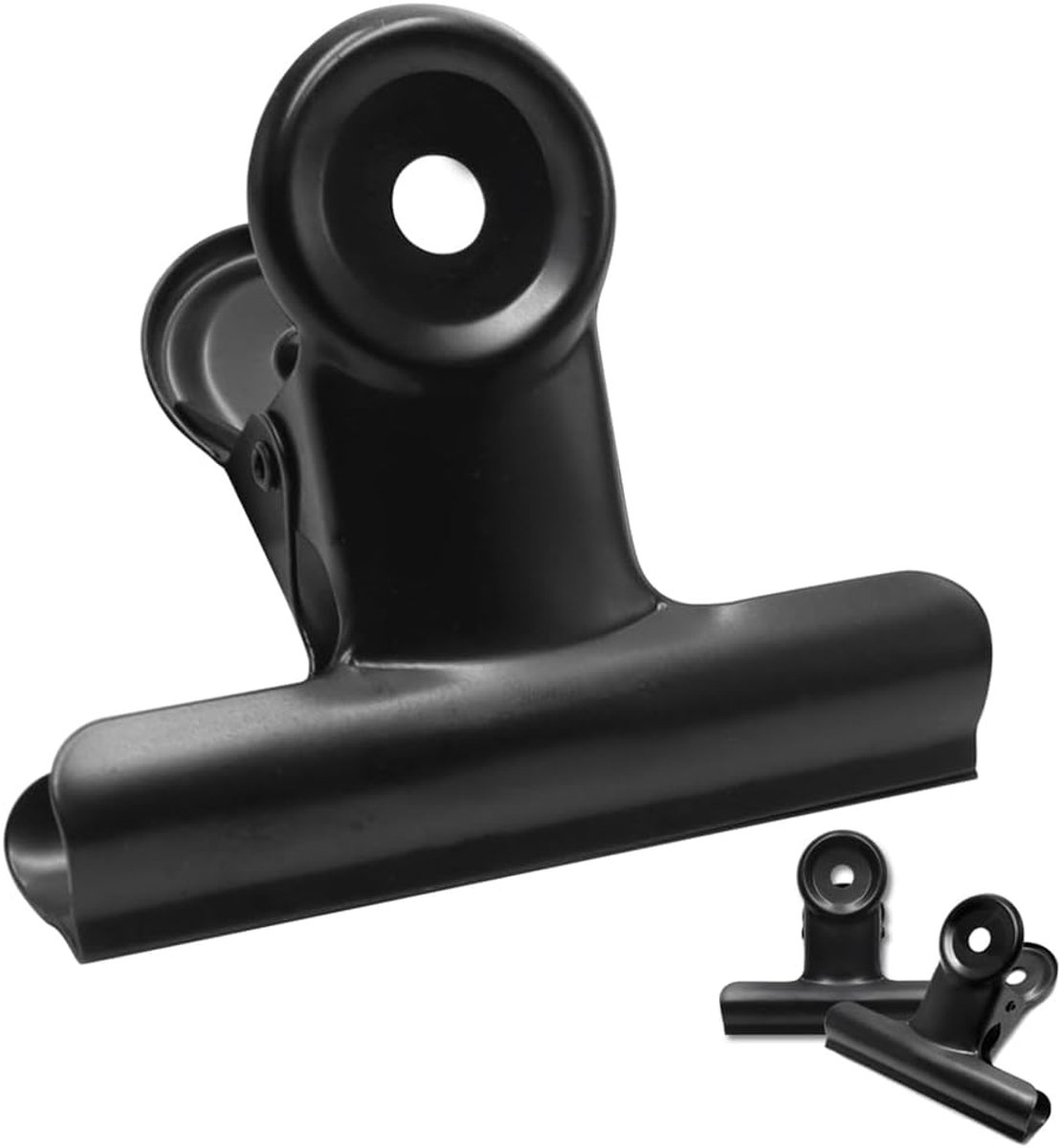 Binderclip 63mm - Zwart - Duurzaam ijzer - Ideaal voor het ordenen van documenten - ShopVlot
