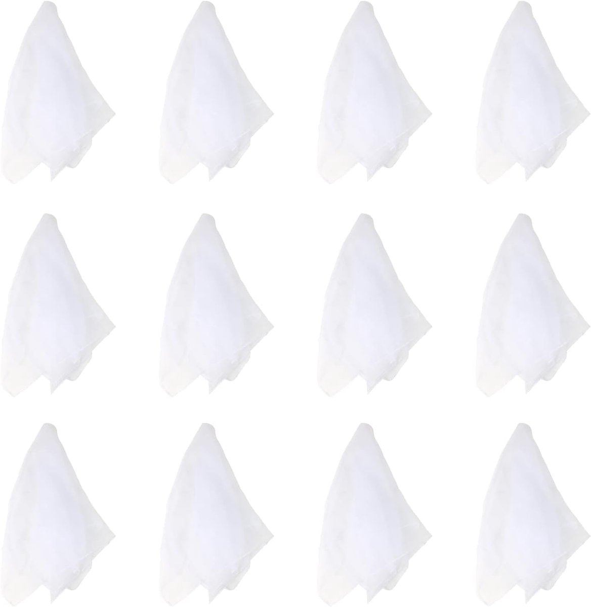 Juggling sjaals 12 stuks - vierkant 60x60 cm - zachte chiffon - leuk voor dans en spel - ShopVlot
