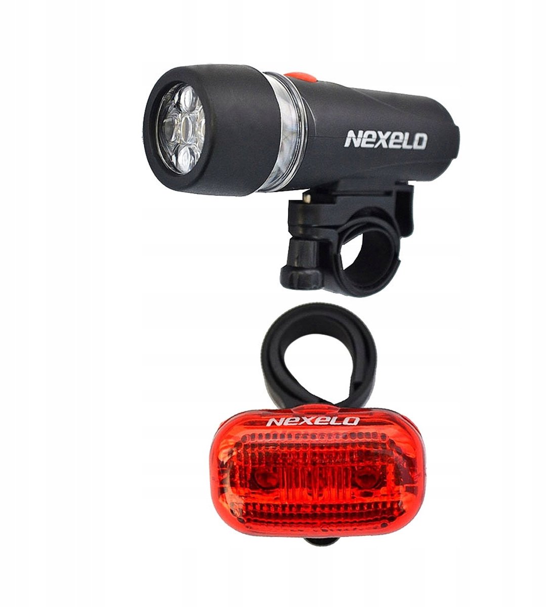 Nexelo Fietslamp Set Voor & Achter LED - Veilig & Zichtbaar